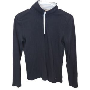 Ralph Lauren Active Womens Thermal Shirt 1/4 Zip Size S Pullover Preppy Classic